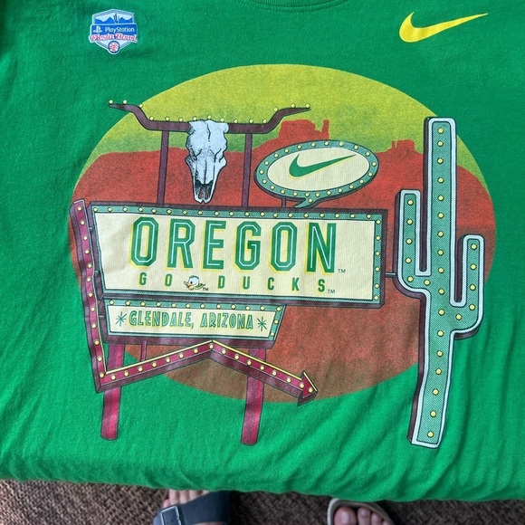 Nike Oregon Ducks 2021 Fiesta Bowl Men’s Tee Large - Picture 5 of 5